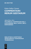 Commentarii, vol. III