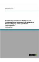 Darstellung und kritische Würdigung von leistungsgerechter Bezahlung unter besonderer Berücksichtigung von ausgewählten Rechtsaspekten