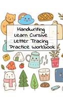 Handwriting Learn Cursive Letter Tracing Practice Workbok