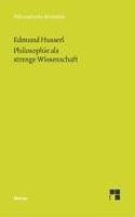 Philosophie Als Strenge Wissenschaft