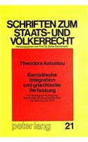 Europaeische Integration Und Griechische Verfassung