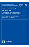 Reform Des Urhebervertragsrechts