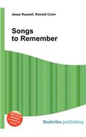 Songs to Remember: (English)