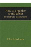 How to Organize Round Tables for Mothers' Associations