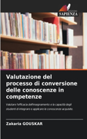 Valutazione del processo di conversione delle conoscenze in competenze