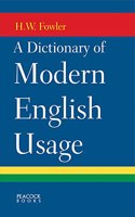 A Dictionary of Modern English Usage