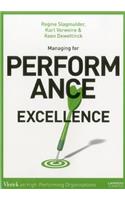 Managing for Performance Excellence