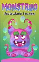 Libro para colorear de monstruos para ninos