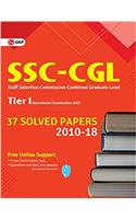 SSC Combined Graduate Level Tier I - 37 Solved Papers (2010-2018)