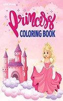 Princess Coloring Book for Girls