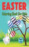 Easter Coloring Book for Kids Ages 4-8