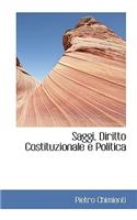 Saggi, Diritto Costituzionale E Politica