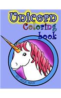 Unicorn Coloring Book: The magical coloring book for unicorn lovers(1 Unicorns)