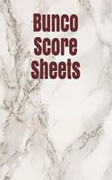 Bunco Score Sheets