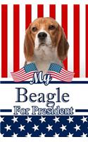 My Beagle for President: 2020 Election Beer Tasting Log Journal Notebook 120 Pages 6x9