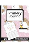 Primary Journal: Unicorn Colorful Print (4) - Grades K-2, Creative Story Tablet - Primary Draw & Write Journal Notebook For Home & School [Classic]