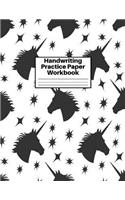 Handwriting Practice Paper Workbook