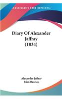 Diary Of Alexander Jaffray (1834)