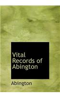 Vital Records of Abington