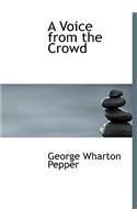 A Voice from the Crowd: (English)