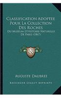 Classification Adoptee Pour La Collection Des Roches