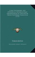 Curae Posteriores, Sive Appendicula Notarum Atque Emendationum in Theocritum Oxonii Nuperrime Publicatum (1772)