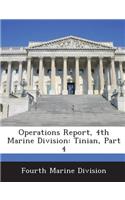 Operations Report, 4th Marine Division