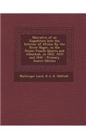 Narrative of an Expedition Into the Interior of Africa