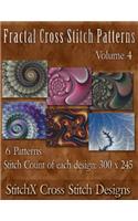 Fractal Cross Stitch Patterns Volume 4: (4 Fractal Cross Stitch Collection)