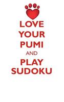 Love Your Pumi and Play Sudoku Pumi Sudoku Level 1 of 15