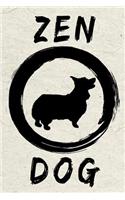 Zen Dog: Dog Memory Journal Notebook V58