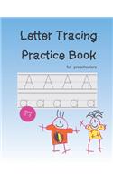 Letter Tracing Practice Book
