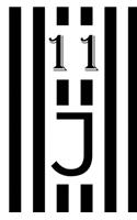 11 J Notebook: Journal Bianconeri Football Playbook Soccer Ball, la grande Juventus football coaching legend calcio italiano Cr7 110 pages (6" x 9"): la grande Juv