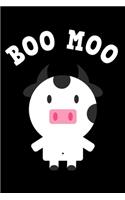 Boo Moo: Journal - Cow Personal Writing Diary - Journaling for Journalists & Writers for Note Taking & Daily Entries - Write about your Life Experiences & In