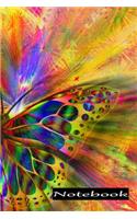 Notebook: Butterfly Rays is a 6X9 size notebook that is 100 pages for creative people to write in.