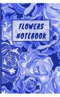 Flowers Notebook: 6x9 I 120 checked pages I Skatchbook I Notebook I Diary I Notepad for Flowers and decorationans fans