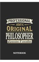 Professional Original Philosopher Notebook of Passion and Vocation: 6x9 inches - 110 blank numbered pages - Perfect Office Job Utility - Gift, Present Idea