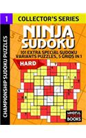 Ninja Sudoku: 101 Extra Special Sudoku Variant Puzzles, 5 grids in 1