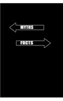 Myths. Facts: 110 Game Sheets - 660 Tic-Tac-Toe Blank Games - Soft Cover Book for Kids for Traveling & Summer Vacations - Mini Game - Clever Kids - 110 Lined page