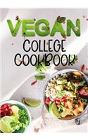 Vegan College Cookbook: Blank Cookbook