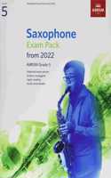 Saxophone Exam Pack from 2022, ABRSM Grade 5: Selected from the syllabus from 2022. Saxophone Part, Piano Accompaniment, Scales & Sight-Reading(ABRSM Exam Pieces)
