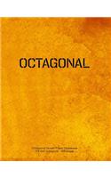 Octagonal Graph Paper Notebook 1/4 inch octagons 160 pages