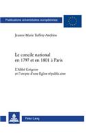 Le Concile National En 1797 Et En 1801 À Paris