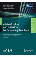 E-Infrastructure and E-Services for Developing Countries