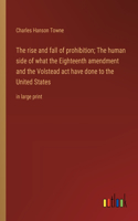 rise and fall of prohibition; The human side of what the Eighteenth amendment and the Volstead act have done to the United States