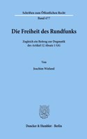 Die Freiheit Des Rundfunks