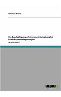 Beschäftigungseffekte von internationalen Produktionsverlagerungen