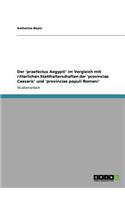 Der 'praefectus Aegypti' im Vergleich mit ritterlichen Statthalterschaften der 'provinciae Caesaris' und 'provinciae populi Romani': (German)