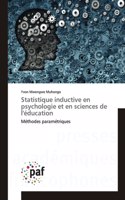 Statistique inductive en psychologie et en sciences de l'éducation