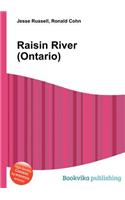 Raisin River (Ontario)